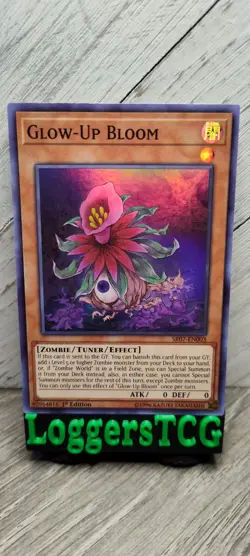 Yu-Gi-Oh! Glow-Up Bloom / SR07-EN003 1st Edition MP - Image 1