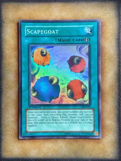 Yugioh Scapegoat SDJ-041 Super Rare 1st Ed MP - Image 1