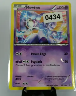 Pokemon 2013 Near Mint NM Mewtwo 53/113 Legendary Treasures Holo Card - Image 1