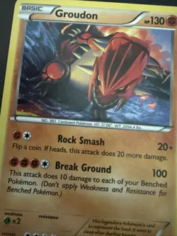 Groudon - XY52 - Cosmos Holo - Black Star Promo - Pokemon Card - LP - Image 2