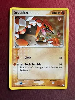GROUDON 5/106 EX Emerald HOLO RARE Pokemon TCG card NM+ STRONG NEAR MINT - Image 1