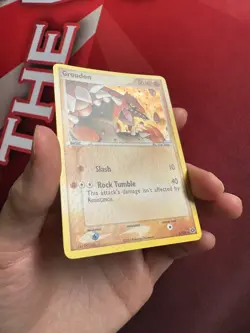 GROUDON 5/106 EX Emerald HOLO RARE Pokemon TCG card NM+ STRONG NEAR MINT - Image 2