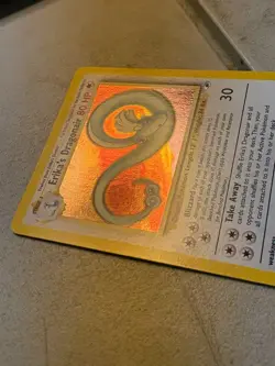 Pokemon TCG Erika's Dragonair Gym Heroes 4/132 Holo Unlimited NM/MT SWIRL Card - Image 4