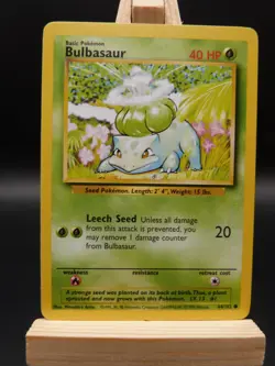 Pokemon Common Card : Bulbasaur 44/102 (Base Set) - Image 1