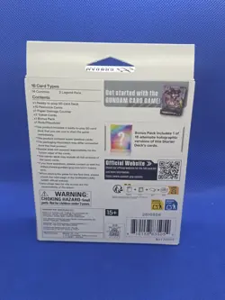 SEALED NEW Gundam Trading Card Game Starter Deck 05: Iron Bloom ST05 - IN HAND - Image 4