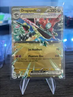 Pokemon TCG Dragapult EX Twilight Masquerade Holo Card 130/167 NM Condition - Image 1