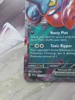 Pokemon - Toxicroak ex - 131/198 - Scarlet & Violet - Half Art Card - Image 4