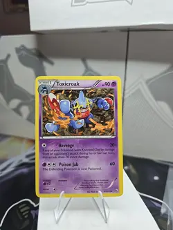 Toxicroak 63/113 Regular Pokemon Card Legendary Treasures Rare NM - Image 1