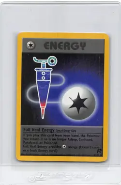 Full Heal Energy 81/82 - Team Rocket - VINTAGE WOTC Pokemon card - LP - Image 1