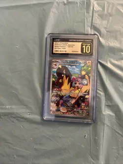 Pokemon Card CGC Pristine 10 Iono's Kilowattrel AR 104/100 SV9 Battle Partners - Image 1