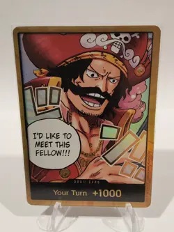 DON!! Card (Gol.D.Roger) (Gold) DON!! Carrying On His Will NM - Image 1