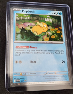 Psyduck Cosmos Holo MEP 007 Mega Evolution Black Star Promo Pokemon Card - Image 1