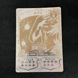 R033 Luffy No.5 Silver Holo Japanese One piece Big Retro Card Super Rare - Image 1