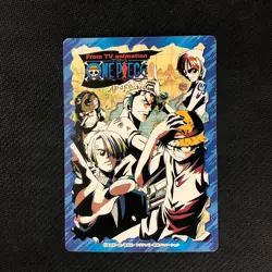 R033 Luffy No.5 Silver Holo Japanese One piece Big Retro Card Super Rare - Image 3