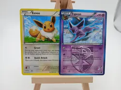 Eevee 89/116 & Espeon 48/116 - Plasma Freeze - Regular LP Pokemon Cards, 2013 - Image 1