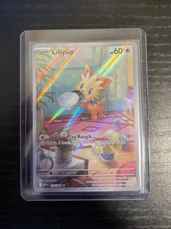 Pokemon TCG Lillipup 154/086 Illustration Card Mint Condition - Image 1