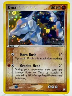 Onix 69/109 EX Team Rocket Returns Reverse Holo Stamped Pokemon TCG Card - Image 1