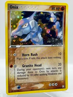 Onix 69/109 EX Team Rocket Returns Reverse Holo Stamped Pokemon TCG Card - Image 2