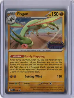 Flygon MEP 016 Phantasmal Flames Prerelease Promo Pokemon Card NM Unique Art - Image 1
