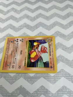 Charmeleon 24/102 Pokemon Card Uncommon Near Mint 1999 Base Shadowless Stage 1 - Image 3