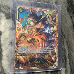 ONE PIECE Card Sabo SEC OP13-120 - Carrying on His Will ENGLISH Mint - Image 2