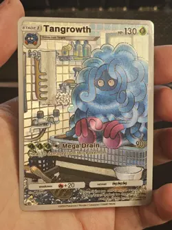 Tangrowth 155/155 Pokemon TCG Pocket Space-Time Smackdown Textured Fanart Card - Image 2