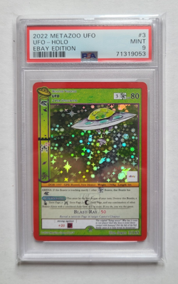 MetaZoo Ebay UFO PSA 9 MINT UFO Ebay Edition Holo Rare Card #3 - Image 1