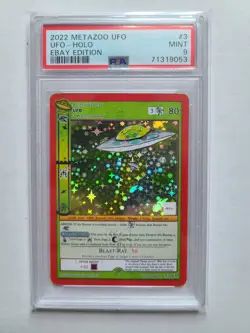 MetaZoo Ebay UFO PSA 9 MINT UFO Ebay Edition Holo Rare Card #3 - Image 3