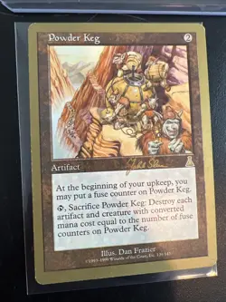 World Championship 1999 Magic The Gathering Powder Keg Gold Border 136/143 LP - Image 2