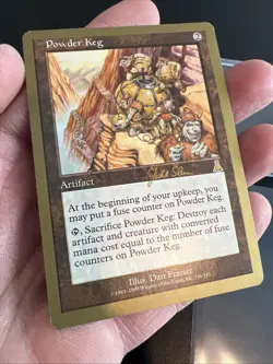 World Championship 1999 Magic The Gathering Powder Keg Gold Border 136/143 - Image 2