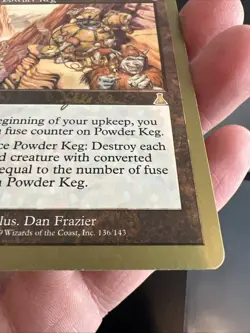 World Championship 1999 Magic The Gathering Powder Keg Gold Border 136/143 - Image 4
