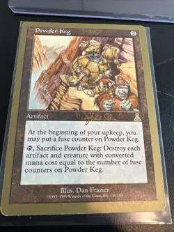 World Championship 1999 Magic The Gathering Powder Keg Gold Border 136/143 LP 99 - Image 2