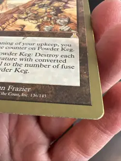 World Championship 1999 Magic The Gathering Powder Keg Gold Border 136/143 LP 99 - Image 5