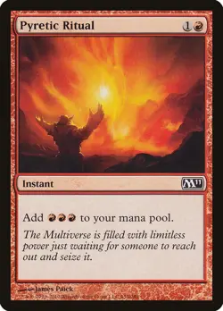 MTG - Pyretic Ritual - Magic 2011 - X1 - (MP) - - Image 1