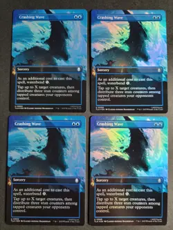 Crashing Wave (X4 Borderless Foil) Uncommon MTG Avatar - Image 1
