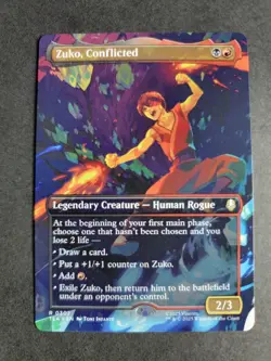 Zuko Conflicted (Borderless) Rare MTG Avatar - Image 1