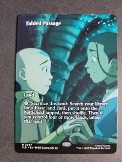 Fabled Passage (Borderless) Mythic MTG Avatar Eternal - Image 1