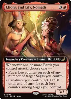 Chong and Lily, Nomads Extended Art Avatar: The Last Airbender NM MTG - Image 1