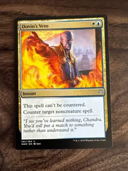 Dovin's Veto - War of the Spark - LP - MTG - Image 1