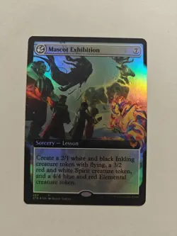 1x Mascot Exhibition Foil Extended Art STX NM x1 Mtg Magic the Gathering - Image 1