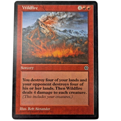 MTG Wildfire Portal Second Age PO2 Rare Red Sorcery Magic the Gathering - Image 1