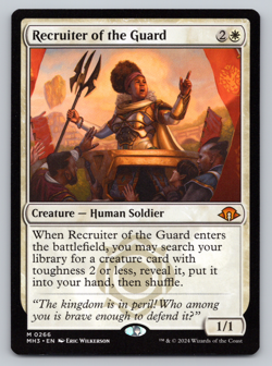 MTG - Recruiter of the Guard - Modern Horizons 3 - Image 1