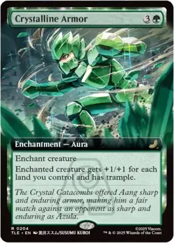 Crystalline Armor (Extended Art) - Avatar: The Last Airbender- (Foil)(NM) - Image 1