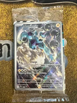 Pokemon SEALED Thundurus SVP 209 Black Bolt POKEMON CENTER ETB Promo!! - Image 1