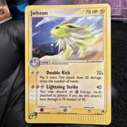 Pokemon TCG Jolteon Holo Sandstorm 2003 #6/100 Near Mint - Image 1