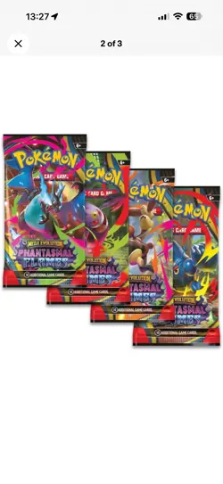 Pokemon Mega Evolutions Phantasmal Flames Booster Display Box (36 Packs) - Image 4