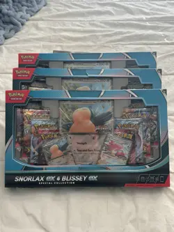 Pokemon Snorlax EX And Blissey EX Special Collections Lot Of 3 - Image 1