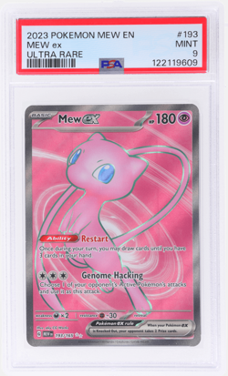 2023 Pokemon Scarlet and Violet 151 Mew Ex Ultra Rare #193 PSA 9 - Image 1