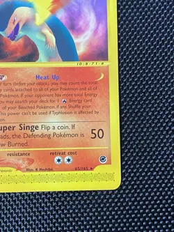 Pokemon Typhlosion #65/165 Non-Holo Rare - Expedition Base Set - Image 4