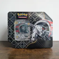 Paldean Fates Tin Iron Treads EX - New Factory Sealed- 5 Booster Packs - Pokemon - Image 1